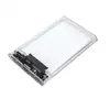 Caja de disco duro mecánico de estado sólido SSD transparente de 2,5 pulgadas para portátil, puerto serie SATA, USB 3,0, caja de disco duro móvil de alta velocidad