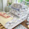 Juego de ropa de cama de tres piezas para dormitorio universitario de algodón, algodón puro, nuevo modelo 2026, sábana individual y funda de edredón, apto para todas las estaciones