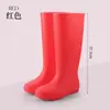 Botas de lluvia de caña alta de moda para mujer, adecuadas tanto para mercados nacionales como internacionales, impermeables y antideslizantes, perfectas para usar al aire libre y como botas de nieve.