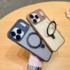 Capa Magnética para Celular com Suporte Pivotante Iphone18Promax Adequada para Apple 17 Toque de Pele Fosco 16 Película para Lente 15