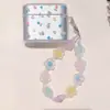 Adecuado para auriculares i5 earfree de arena de agua débil, set de auriculares, colgante de flor diy de dibujos animados, pulsera de funda suave bluetooth inalámbrica