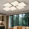 Luz principal de salón de lujo ligero estilo italiano, nueva iluminación de techo geométrica creativa minimalista y elegante, paquete para toda la casa