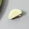 Pinza lateral para el cabello simple y elegante para mujer, sin costuras, fresca y estilosa, alto valor estético, accesorio para el cabello suave y versátil