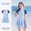 Traje de baño Disney para Niñas, Bañador de una Pieza para Aguas Termales para Niños Mayores, Nuevo Modelo 2026 Traje de Baño para Niñas al por Mayor