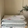 Nueva Serie de Artículos Individuales de Algodón Lavado Suave con la Piel Cepillado Color Sólido Sábana Bajera Individual Funda de Almohada Individual Juego de Tres Piezas Funda Protectora Colcha