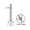 Brincos de Liga de Titânio G23 Base Rosqueada Haste de Reposição para Piercing Feminino Haste para Piercing na Língua Haste para Piercing nos Lábios Base para Joias Atacado F136