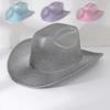 Selección de Sombrero Vaquero para Mujer Explosiones Transfronterizas Sombrero Ligero con Protección Solar Moda Adecuado para Viajes Compras Diario