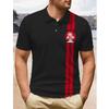 Polo de Hombre Malla Transpirable Solapa Tops Camisetas Minimalistas