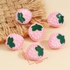 Botão infantil Baby Baby Sweater Cardigan Jacket Top All Match Colorful Cute Strawberry Decorative Clothes Button