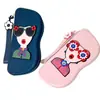 Bolsa de Silicona para Gafas Transfronteriza Bolsa Portátil para Gafas Estuche Suave con Cremallera para Gafas de Sol Estuche para Gafas Bolsa de Almacenamiento para Gafas de Sol al Aire Libre