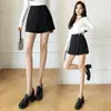 Traje de Verano 2026 con Botones y Shorts de Corte en A para Mujer, Nuevos Pantalones Falda de Cintura Alta, Pantalones Casuales de Pierna Ancha para Mujer