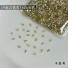 1*2*3t diamantes cúbicos de zirconia para decoración de uñas, pedrería de uñas, decoraciones de uñas DIY modernas y deslumbrantes, pedrería de base plana para manicura, accesorios para uñas