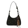 Bolsa de Ombro Único para Axila da Moda, Bolsa Grande para o Dia a Dia, Design de Nicho, Nova Bolsa de Couro, Bolsa Feminina Tendência Transfronteiriça