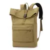 Mochila de lona nueva y moderna, gran capacidad, simple y versátil, de moda para ir al trabajo y viajes de negocios, mochila para portátil
