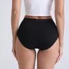 Fabricantes en nombre de la explosión de deportes europeos y americanos damas de talla grande cintura no apretada carne agradable para la piel ropa interior transpirable pantalones de cadera al por mayor
