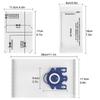 Adecuado para Miele FJM/GN C1 C2 C3 S2 S5 S8 accesorios para aspiradora consumibles bolsa para basura