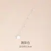 Cadena de extensión de acero de titanio, pulsera de perlas ajustable, cadena de extensión para collar, cadena para clavícula, cadena de cola, accesorios de cadena con cierre de langosta
