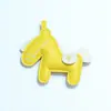 Huayang Personalizado "Hazte Rico Pronto" Colgante de Cuero DIY Adorno de Pony Accesorios de PU Llavero Decoración de Bolso Venta al por Mayor