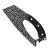 En stock Venta al por mayor Portátil Acero Inoxidable Forjado a Martillo Cuchillo para Rebanar Cuchillo para Cortar Grano de Punto Cuchillos de Cocina