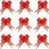 Flor grande de tul de 5 cm hecha a mano para decoración de coche de boda, envoltorio de regalo, decoración de lazo, suministros para bodas, venta al por mayor desde el fabricante