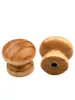 Manija Pequeña de Agujero Único de Madera Maciza para Cajones, Manija Redonda de Madera Natural para Armarios y Gabinetes, Manija de Cajón de Madera con Forma de Hongo