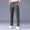 Pantalones Casuales para Hombre Delgados Elásticos Rectos Sueltos Deportivos Verano Moda Coreana Ajustados Versátiles Largos