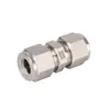 Marca Roke Acero Inoxidable 316 Unión Recta de Doble Virola/Tubería Métrica 2-50mm