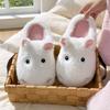 Chinelo Novo de Algodão Nanbowan para Mulheres Inverno Casa Quente Forrado com Lã Antiderrapante Dormitório Desenho Animado Fofo Estudante Chinelo de Pelúcia
