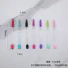 Popular Cepillo para Pestañas, Cepillo Desechable de Doble Uso para Cejas y Pestañas, Herramienta de Belleza Portátil, Pincel para Sombras de Ojos con Mango de Cristal