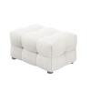 Sofá estilo crema de red de Internet para el hogar, apartamento pequeño, sofá doble de tela nube, hotel, salón de belleza, recepción, sofá pequeño