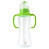 Fonte mamadeira de alimentação padrão de silicone para bebês, mamadeira anti-flatulência para recém-nascidos, mamadeira de calibre padrão personalizada por atacado