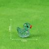 Fino flash patinho miniatura animal musgo micro paisagem ornamentos diy acessórios papelaria presente cena combinando