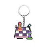 Periférico de Juego Transfronterizo Llavero Creativo Decoración Llavero de Mochila de Goma Suave PVC Accesorios Regalo Venta al por Mayor