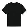 210g algodão penteado compacto siro cor sólida gola redonda manga curta camiseta roupa de aula camisa cultural camisa de publicidade roupa de trabalho personalizada
