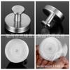 Ventosa transfronteriza de acero inoxidable, gancho fuerte sin costuras, sin perforaciones, para cocina, baño, puerta, gancho de ventosa de metal