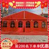 Carpas para Eventos de Boda, Carpas Grandes para Banquetes al Aire Libre, Carpas de Boda Rojas y Blancas, Carpas Móviles que se Pueden Desmontar y Mover