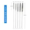 [Kit Portátil Transfronteiriço] Aço Inoxidável 304 Escova de Arame de Cobre Kit de Limpeza Rebarbação Polimento Polimento Limpeza de Furos