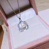 Aretes Flor de Diamante Incrustado con Aguja de Plata y Perla Natural, Elegantes, Lujo Ligero, Gama Alta, Sencillos, Modernos y Versátiles, Venta al por Mayor
