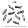 Corrente de Contas de Ferro Tubo com Tampa Fivela Deslizante Clipe Tubo Deslizante Acessórios para Joias DIY Tubo Conector para Pingente de Brinco