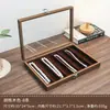 Caja de Almacenamiento de Joyería de Pulsera de Cuero de Madera, Organizador de Colgantes de Jade, Pulsera de Estilo Rejilla, Colgante, Collar, Almacenamiento de Cuentas Budistas