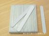 Tira desechable uña viruta de madera tira delgada lámina madera cebra lima lija lima arena gris piel de madera lima madera lima de uñas
