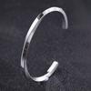 Pulseira de Aço Titânio, Item Quente de Vendas Transfronteiriças, Não Desbota, Pulseira Céu Estrelado para Mulheres, Estilo Europeu e Americano, Pulseira Aberta de Aço Inoxidável Cravejada com Diamantes Redondos