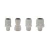 Purificador de Agua para el Hogar Hebilla Libre Conector Rápido Directo 2 Puntos 3 Puntos Plástico Pom Conector Recto Accesorios Universales para Tubería Pe