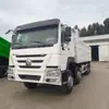 Exportación transfronteriza camión volquete remanufacturado Sinotruk Howo de 12 ruedas vehículo de ingeniería minera usado de 371 caballos de fuerza camión volquete