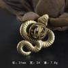 Broche Vintage em Latão em Forma de Cobra Exquisito Cascavel Personalizado Moda Anti-reflexo Fivela de Colarinho Chapéu Bolsa Acessórios Decorativos
