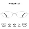 Gafas de Alambre de Plata de Alta Calidad con Montura Pequeña Ultraligera para Miopía Alta para Mujer, Montura de Gafas de Titanio Puro de Cara Lisa Pequeña a la Moda 8043