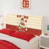 Nuevo juego de fundas festivas rojas para mesita de noche ins, funda universal para dormitorio, funda universal para mesita de noche, venta al por mayor