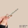 Horquilla Ondulada de Diamantes Brillantes para Mujer, Clip Lateral para Flequillo, Pasador Exquisito de Alta Gama para Peinado Semirecogido, Accesorio para el Cabello Simple