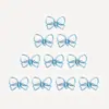 Clips para papel con forma de lazo, ramos de flores, tarjetas, suministros para floristería, manualidades DIY, alfileres, marcapáginas, materiales de arte floral, al por mayor