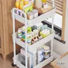 Mesa de Cabeceira com Carrinho Móvel Armário Lateral Criativo Rack de Armazenamento Mesa de Café Pequena Retrô Mesa para Sala de Estar Mesa para Lanches